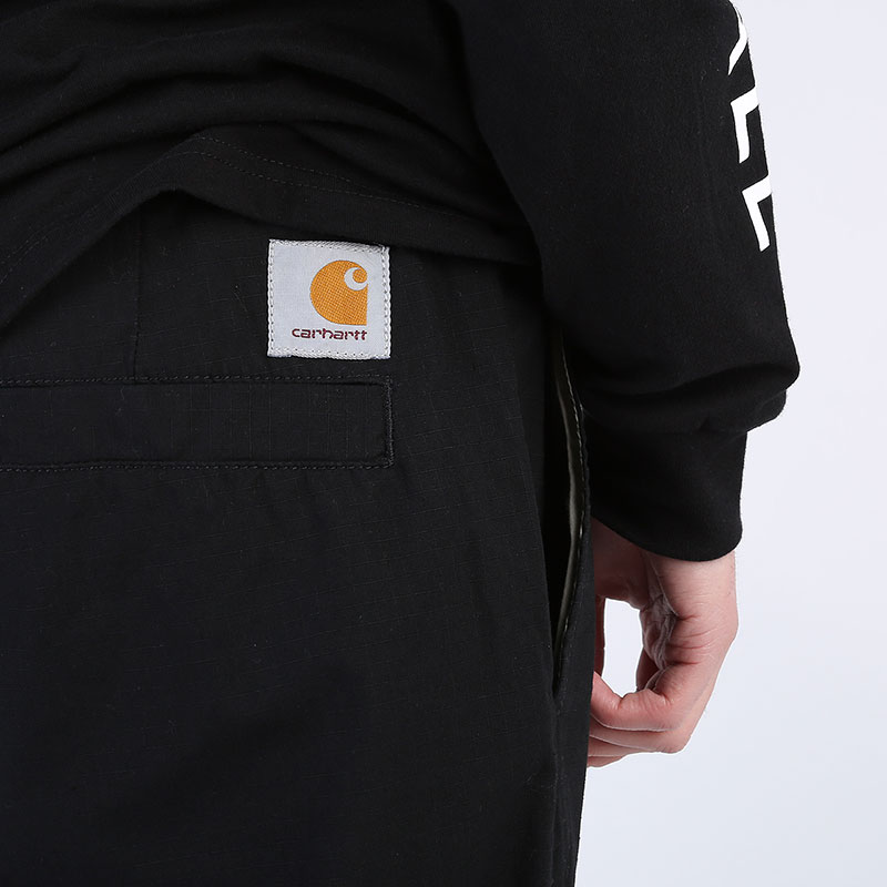 мужские черные брюки Carhartt WIP Marshall Jogger I020008-black - цена, описание, фото 5
